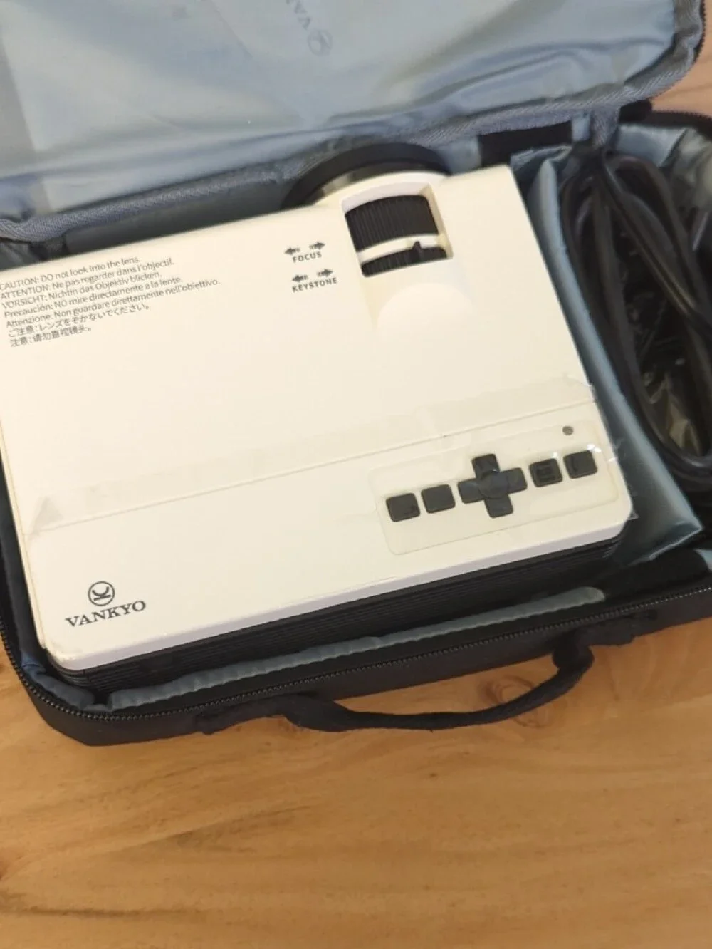 Leisure 3W White Home Projector - Portable Video Projector